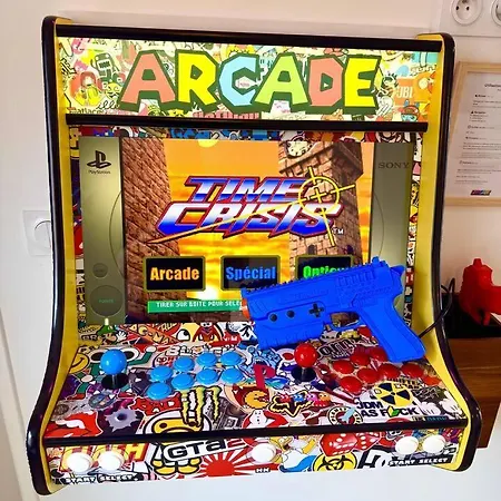 L'arcade Retro - 6 Pers - Proche Centre Et Gare Apartman